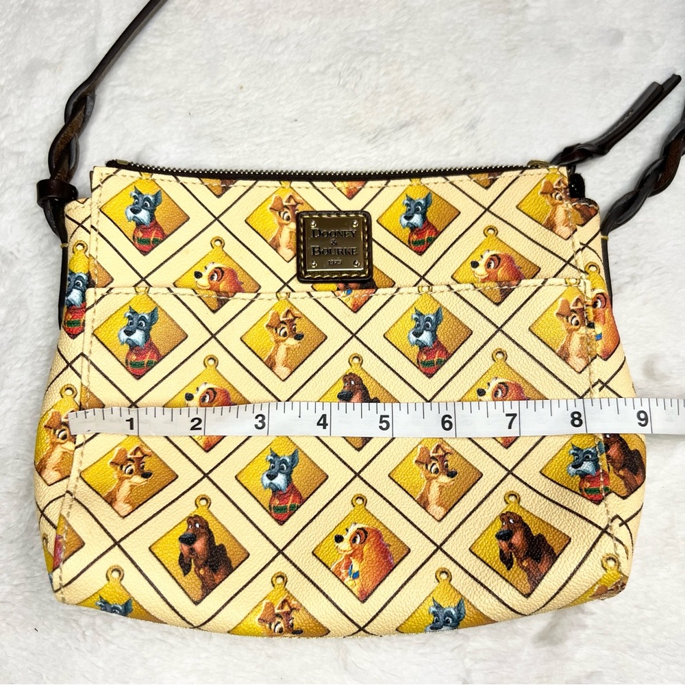 Disney Parks Dooney & Bourke Lady and the Tramp Dogs Crossbody Bag Retired Rare! - Picture 10 of 15